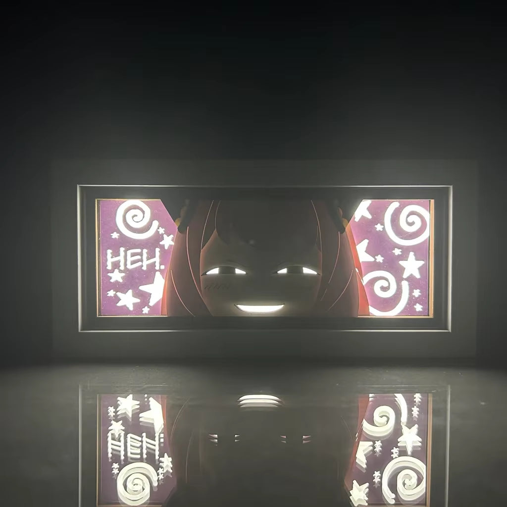 Anya Smug Spy X Family Light Box